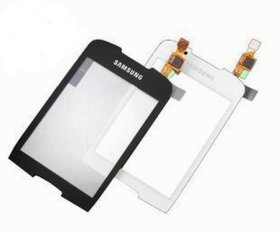 Touch Screen Panel Digitizer External Screen Panel Replacement for Samsung S5570 Black and White