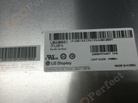 Original LC220WE1-TLE1 LG Screen Panel 22" 1680*1050 LC220WE1-TLE1 LCD Display