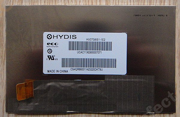 Original HV070WS1-1E2 HYDIS Screen Panel 7.0\" 1024x600 HV070WS1-1E2 LCD Display