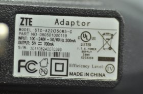 Original 5V 700mA AC Adapter ZTE 5V 700mA Power Chager Supply US Plug