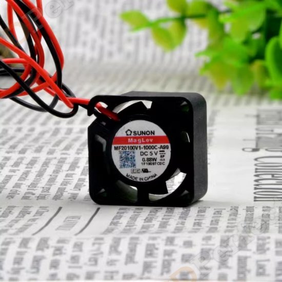 Original SUNON MF20100V1-1000C-A99 Cooling Fan DC 5V 0.88W 2-wires MF20100V1-1000C-A99 Fans