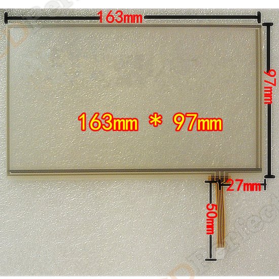 7.0 inch Touch Screen Panel for WM8650 7.0\" Tablet PC AT070TN92 163x97mm