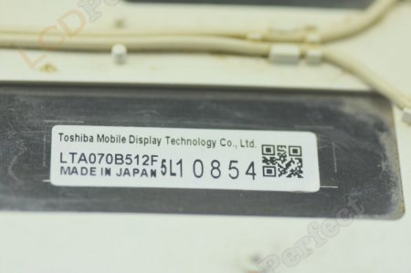 Original LTA070B512F Toshiba Screen Panel 7.0" 800x480 LTA070B512F LCD Display
