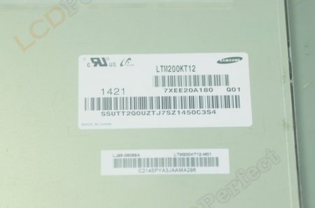Original LTM200KT12 SAMSUNG 20.0"1600x900 LTM200KT12 LCD Display