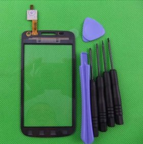 Replacement New Touch Screen Panel Digitizer Glass Len for Samsung T679 Exhibit II 4G Black