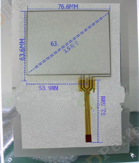 76.6mmx63.6mm Touch Screen Panel 3.5 Inch Touch Screen Panel for GPS Navigator