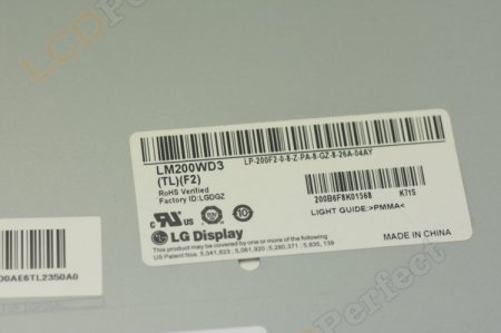 Original LM200WD3-TLF2 LG Screen Panel 20" 1600x900 LM200WD3-TLF2 LCD Display