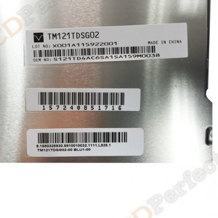 Original TM121TDSG02 Tianma Screen Panel 12.1" 1024*768 TM121TDSG02 LCD Display