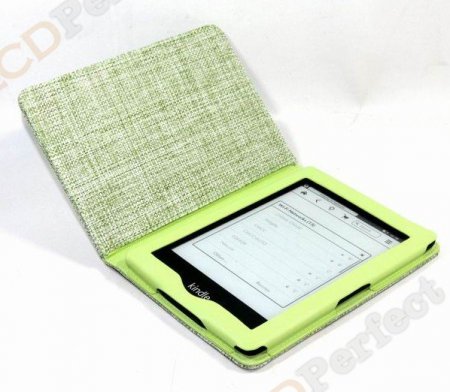 Green Leather Pastoral style Case Cover For Amazon Kindle 4/5 kindle Paperwhite