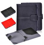 PU Leather Book Style Case Cover With Buckle For Amazon Kindle Touch