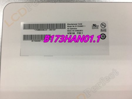 Original B173HAN01.1 AUO Screen Panel 17.3" 1920x1080 B173HAN01.1 LCD Display