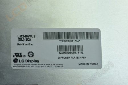 Original LG LM240WU2-SLB2 Screen Panel 24.0" 1920x1200 LM240WU2-SLB2 LCD Display