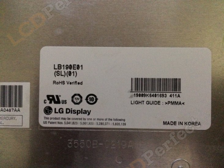 Original LTB190E1-L01 Samsung Screen Panel 19\" 1280x1024 LTB190E1-L01 LCD Display