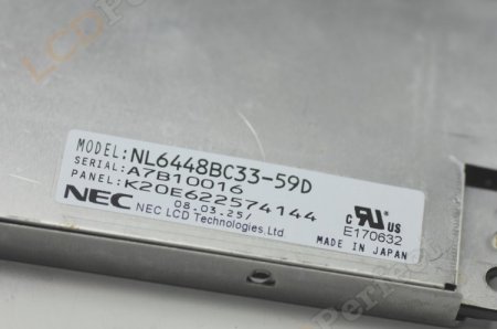 Original NEC NL6448BC33-59D LCD Panel LCD Display NL6448BC33-59D LCD Screen Panel LCD Display
