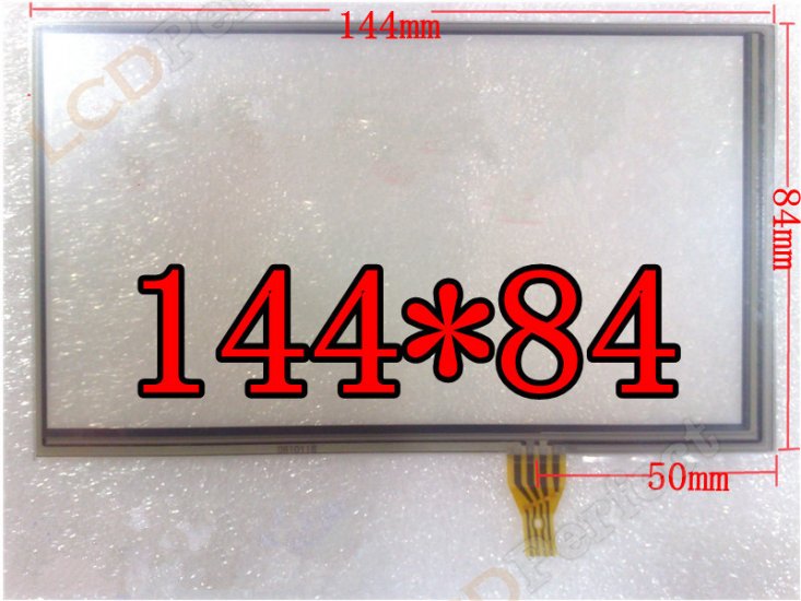 New 6 inch Touch Screen Panel 144x84mm for GPS X8 HD-E800TV LH6000 HD-2012