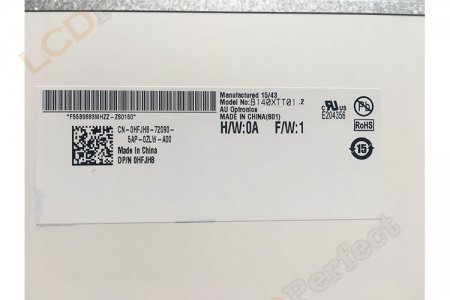 Original B140XTT01.2 AUO Screen Panel 14.0" 1366x768 B140XTT01.2 LCD Display