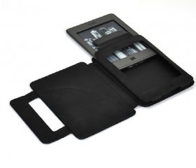 PU Leather Book Style Case Magnetic Clasp For Amazon Kindle Touch Kindle Paperwhite