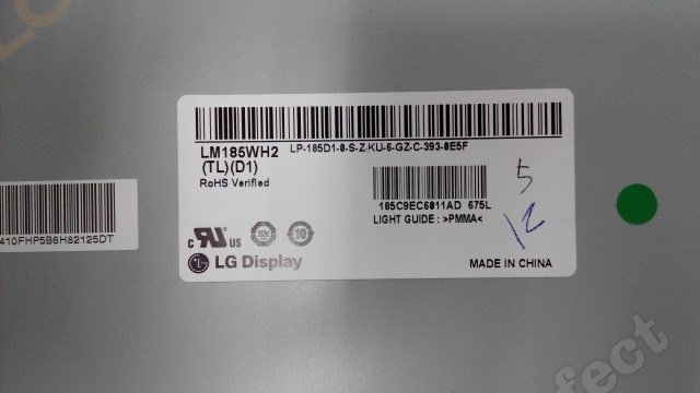 Original LM185WH1-TLD1 LG Screen Panel 18.5\" 1366x768 LM185WH1-TLD1 LCD Display