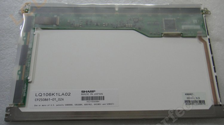 Original LQ106K1LA02 SHARP Screen Panel 10.6\" 1280x768 LQ106K1LA02 LCD Display