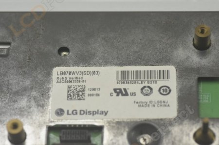 Original LB070WV3-SD03-F/2 LG Screen Panel 7" 800X480 LB070WV3-SD03-F/2 LCD Display