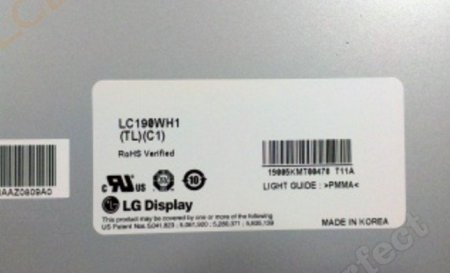 Original LC190WH1-TLC1 LG Screen Panel 18.5 1366*768 LC190WH1-TLC1 LCD Display