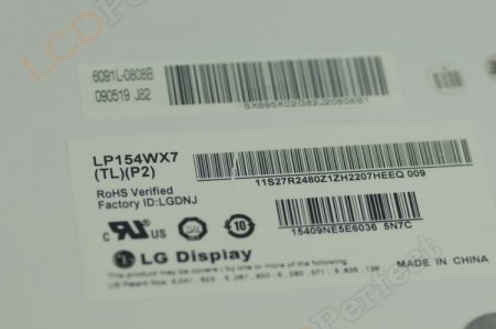 Original LG LP154WX7-TLP2 Screen Panel 15.4" 1280x800 LP154WX7-TLP2 Di