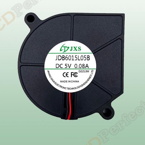 Original JDB6015L05B Cooling Fan DC 5V 0.4W 2-wires JDB6015L05B Fans