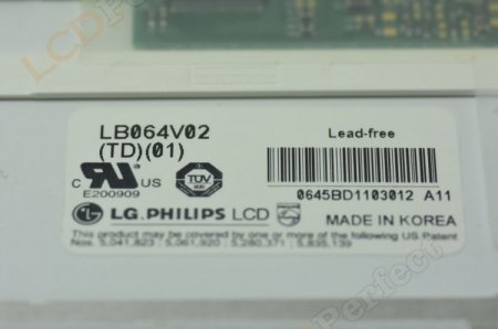 Original LB064V02-TD01 LG Screen Panel 6.4" 640x480 LB064V02-TD01 LCD Display