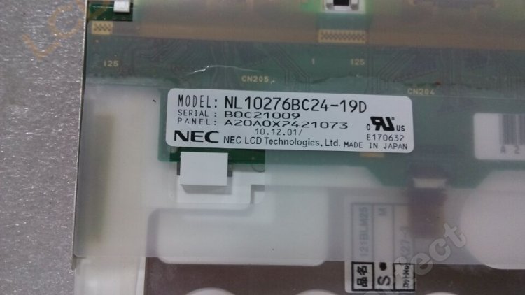 Original NL10266BC24-19D NEC Screen Panel 12.1\" 1024x768 NL10266BC24-19D LCD Display