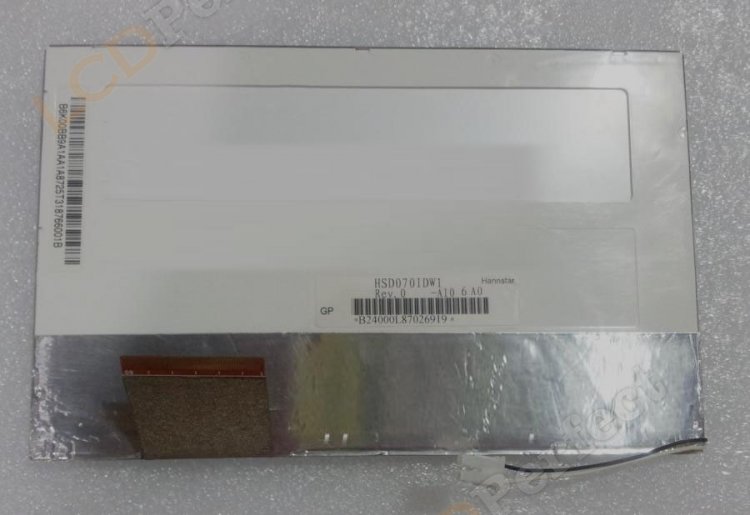 Original HSD070IDW1-A10 HannStar Screen Panel 7\" 800*480 HSD070IDW1-A10 LCD Display