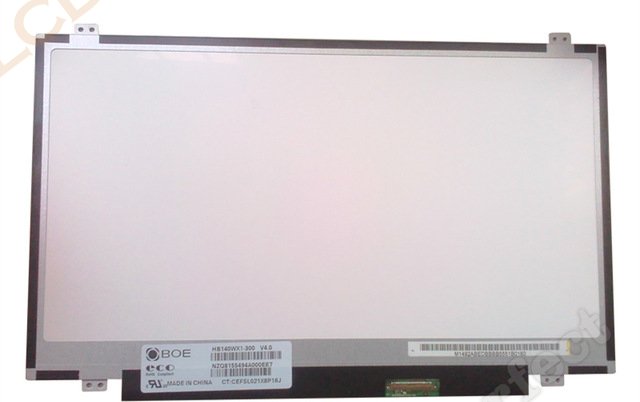 Original HB140WX1-600 BOE Screen Panel 14.0\" 1366x768 HB140WX1-600 LCD Display