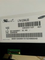 Original LTN125HL03-401 SAMSUNG Screen Panel 12.5" 1920x1080 LTN125HL03-401 LCD Display