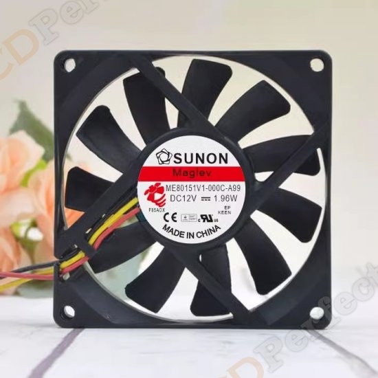 Original SUNON ME80151V1-000C-A99 Cooling Fan DC 12V 0.16A 3-wires ME80151V1-000C-A99 Fans