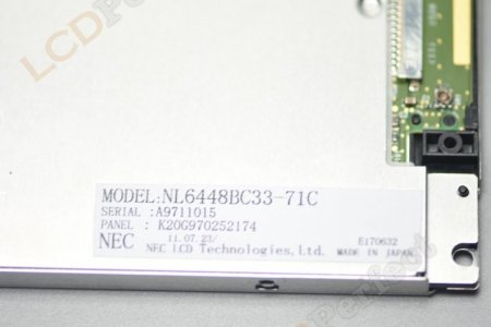 Original NL6448AC33-31D NEC Screen Panel 10.4" 640*480 NL6448AC33-31D LCD Display