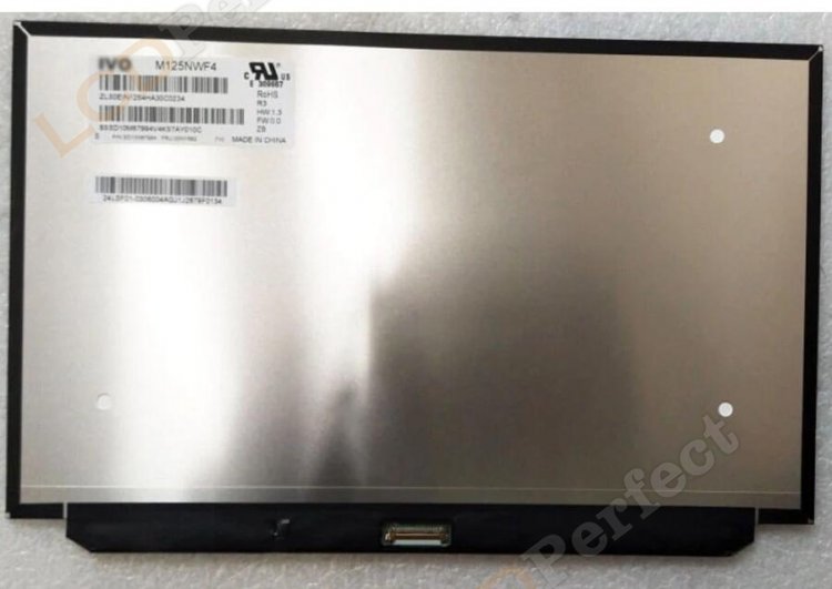 Orignal IVO 12.5-Inch M125NWF4 R3 LCD Display 1920×1080 Industrial Screen