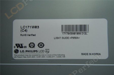Original LC171W03-C4 LG Screen Panel 17.1 1280*768 LC171W03-C4 LCD Display