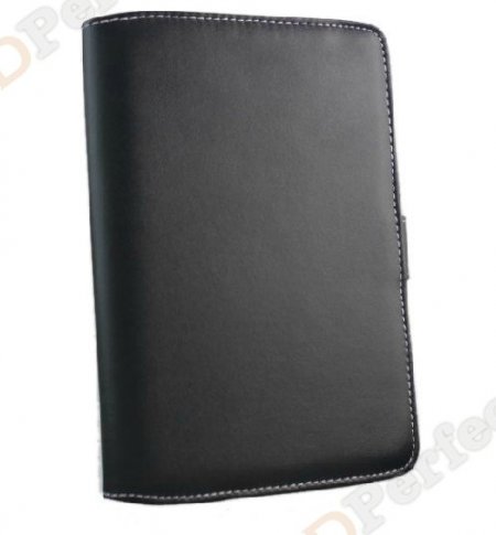 PU Leather Black Book Style Case Cover For Amazon Kindle Keyboard 3G