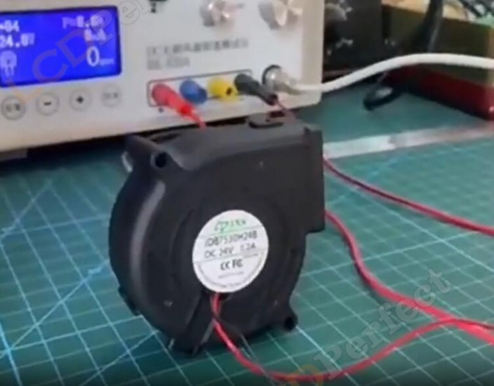 Original JDB7530H24B Cooling Fan DC 24V 2.4W 2-wires JDB7530H24B Fans