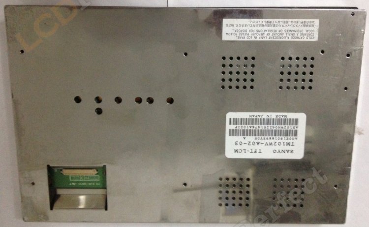 Original TM102WV-A02-03 SanYo Screen Panel 10.2\" 800x480 TM102WV-A02-03 LCD Display