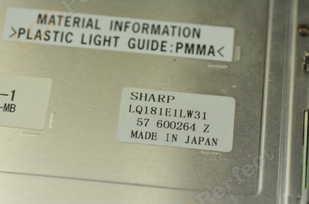 Original LQ181E1LW31 SHAPP Screen Panel 18.1" 1280x1024 LQ181E1LW31 LCD Display