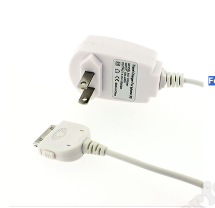 AC CHARGER 3w Travel Charger for Apple iPod / iPhone 3G / 3GS / 4, White