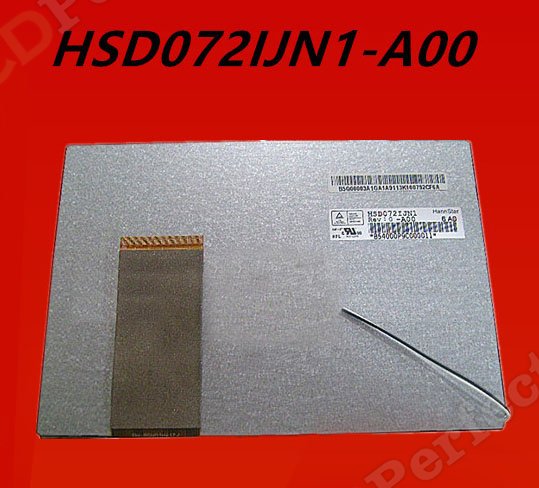 Original HSD072IJN1-A00 HannStar Screen Panel 7.2\" 720*480 HSD072IJN1-A00 LCD Display