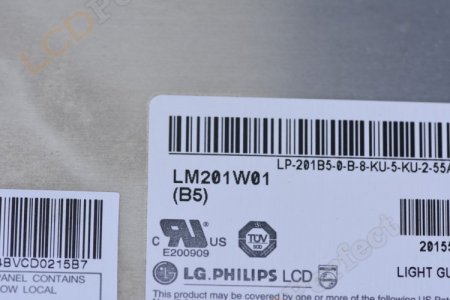 Original LM201W01-B5 LG Screen Panel 20.1" 1680x1050 LM201W01-B5 LCD Display