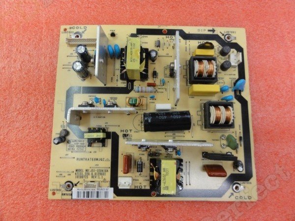 Original RUNTKA768WJQZ Sharp JSI-320410A Power Board