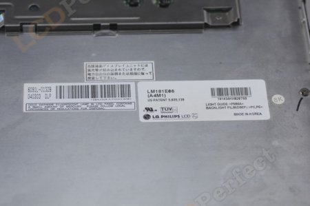 Original LM181E06 LG Screen Panel 18.1" 1280x1024 LM181E06 LCD Display
