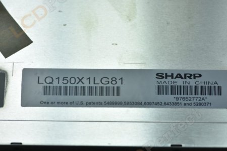 Original LQ150X1LG81 SHARP 15.0" 1024x768 LQ150X1LG81 LCD Display