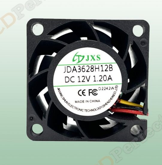 Original JDA3628H12B Cooling Fan DC 12V 14.4W 3-wires JDA3628H12B Fans