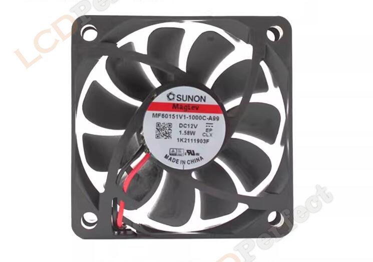 Original SUNON MF60151V1-1000C-A99 Cooling Fan DC 12V 1.58W 2-wires MF60151V1-1000C-A99 Fans