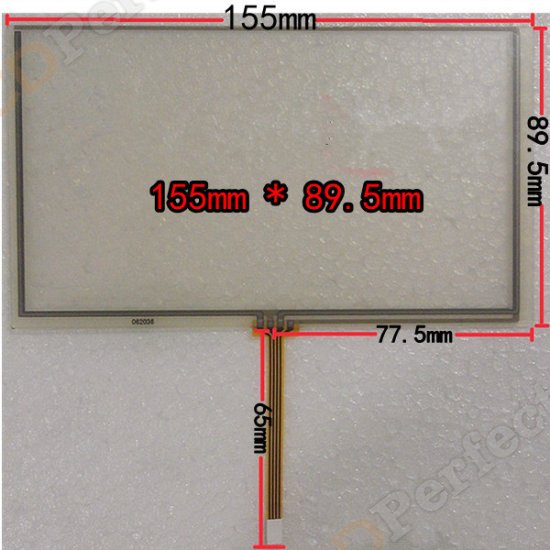 New 6.5 inch Touch Screen Panel 155x90mm Universal Touch Screen Panel for GPS Navigation Car DVD