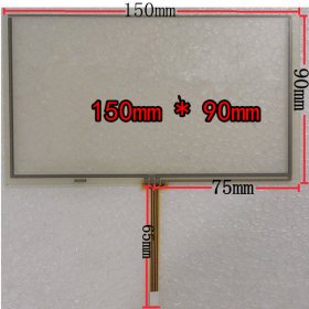 Brandnew 6 inch Touch Screen Panel 150x90mm for GPS Avigraph Car DVD LCD Screen Panel